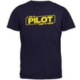 thumbnail image 1 of A Pilot and a Geek Mens T Shirt Navy MD, 1 of 1