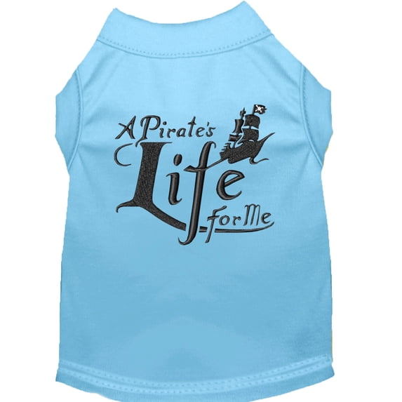 A Pirate's Life Embroidered Dog Shirt