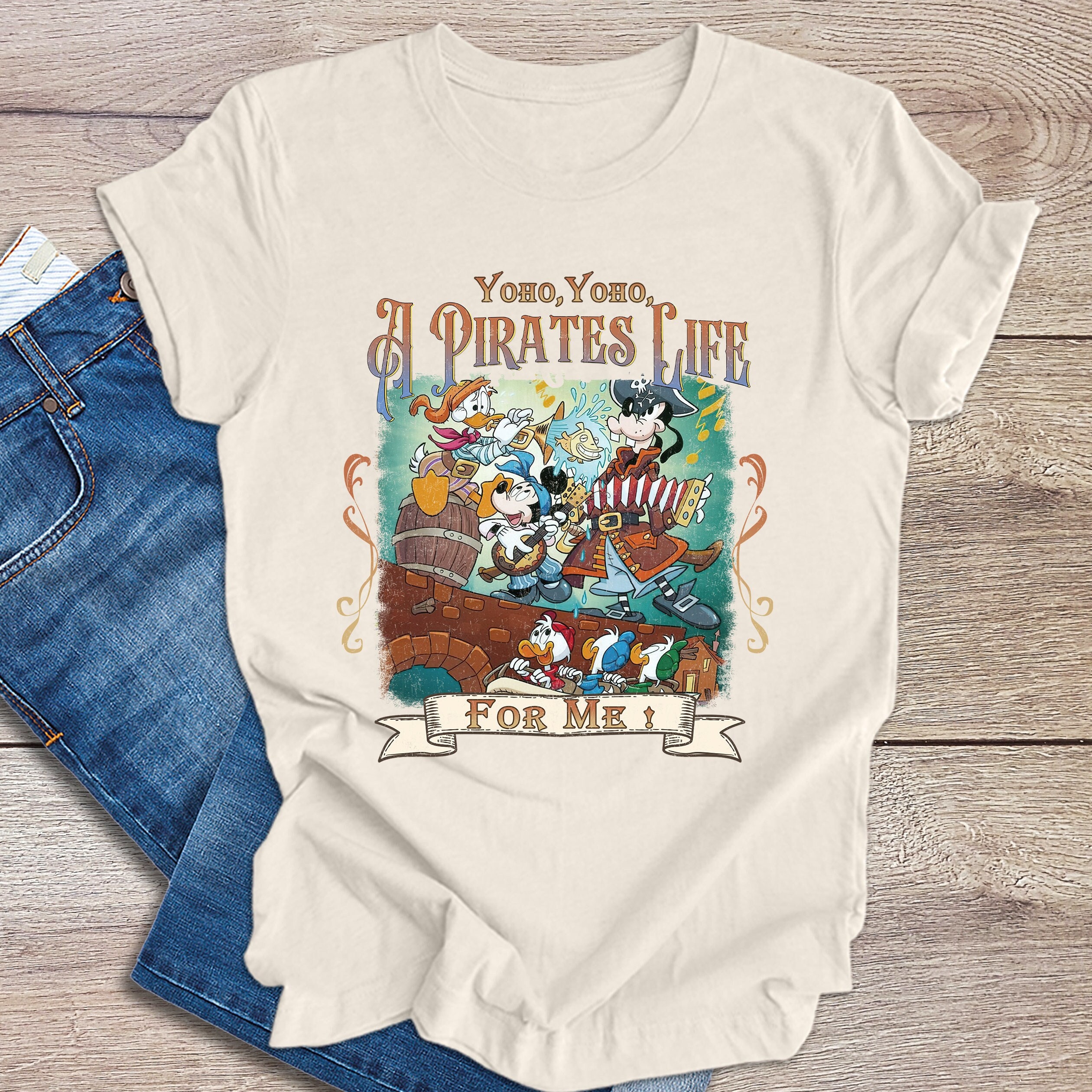 A Pirate's Life for Me, Pirate Themed Tee, Pirates Family Shirt, Disney