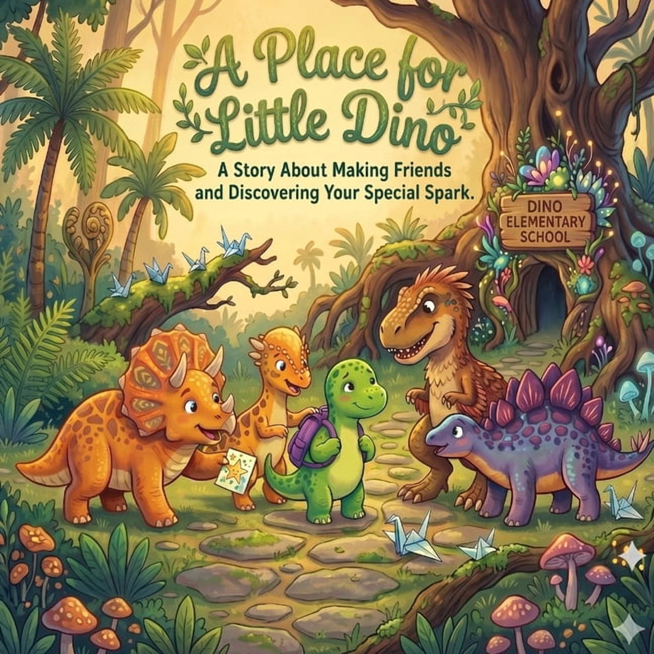 A Place for Little Dino: A Story About Making Friends and Discovering Your Special Spark., (Paperback)