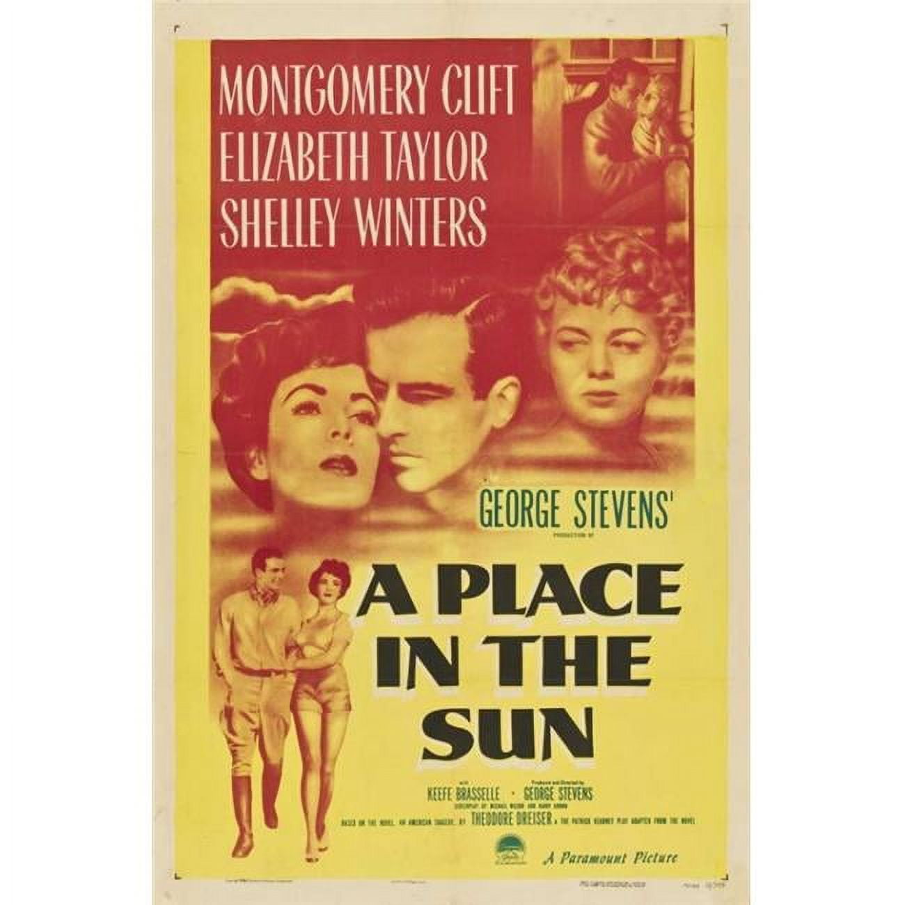 A Place in The Sun Movie Poster Print - 27 x 40 - Walmart.com