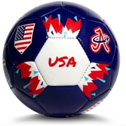 A Plus Collectibles Copa America 2024 USA Mini Soccer Ball, Blue, Size 2