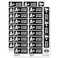 thumbnail image 1 of A Plus Good Work Teacher Student School Sticker Set - Black - Matte Finish - 2.00" Large, 1 of 7