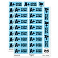 thumbnail image 1 of A Plus Good Work Teacher Student School Sticker Set - Light Blue - Matte Finish - 2.00" Large, 1 of 7