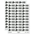 thumbnail image 1 of A Plus Good Work Teacher Student School Sticker Set - White - Gloss Finish - 1.75" Medium, 1 of 7