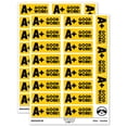 thumbnail image 1 of A Plus Good Work Teacher Student School Sticker Set - Yellow - Matte Finish - 2.00" Large, 1 of 7