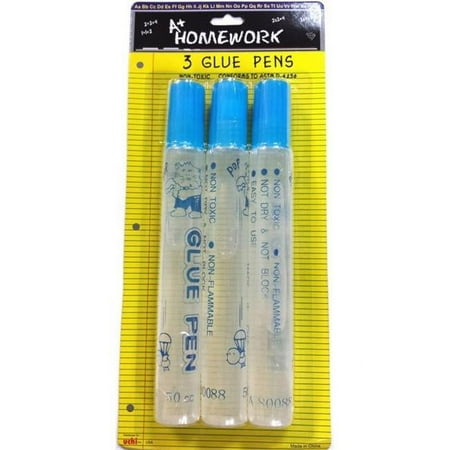 A Plus Homework 1860413 3 Glue Pens - Case of 48