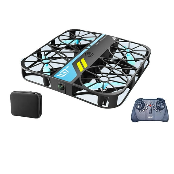 A Pocket Mini Drone With Full Protection Mesh, No Camera, Foldable Design, Remote Control, For Kids And Beginners, 11X11X4In Size, 0.66Lb Weight