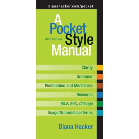 Pre-Owned A Pocket Style Manual (Spiral-bound) 0312452756 9780312452759