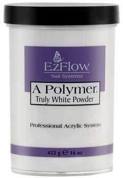 ネイルアート用品(筆など) EZFlow A Polymer Truly White Powder 453g EZFlow A Polymer Truly White Powder 453g