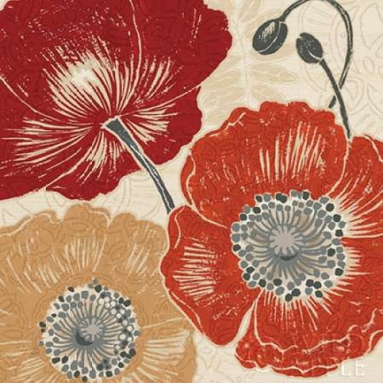 A Poppys Touch II Canvas Art - Daphne Brissonnet (24 x 24)