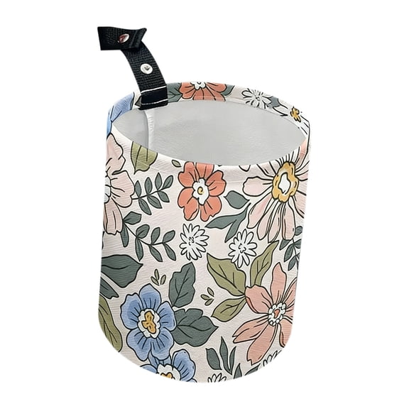 A Portable Car Trash Can Hanging Garbage Bin For Rear Seat Storage And Keeping Vehicle Interior Clean And Tidy