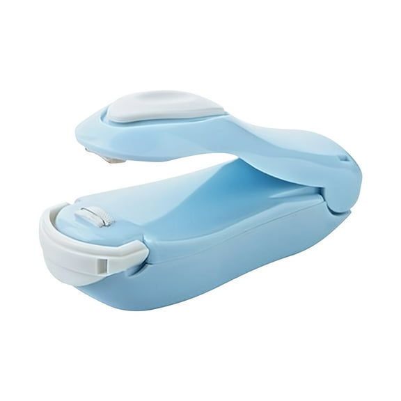 A Portable Mini Heat Sealing Machine For Plastic Bags Impulse Sealer Handheld Food Saver Snack Bag Sealer 10 X 5 Cm Size Battery Operated Abs Metal