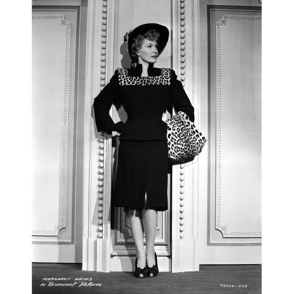 A Portrait Margaret Hayes Wearing A Skirt Suit Photo Print (24 x 30)