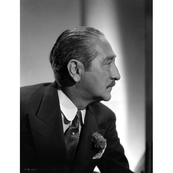 A Portrait Of Adolphe Menjou Photo Print (24 x 30)