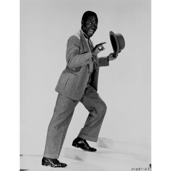 A Portrait Of Bill Robinson Dancing Photo Print (24 x 30)