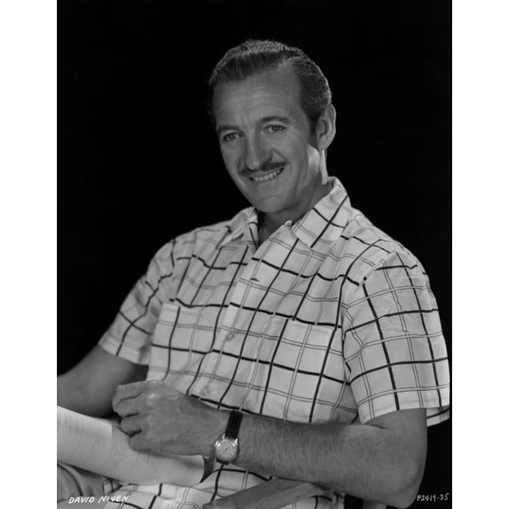 A Portrait Of David Niven Photo Print (8 x 10)