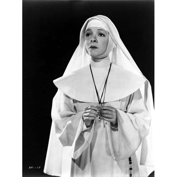 A Portrait Of Helen Hayes Wearing A Nuns Habit Photo Print (24 x 30)