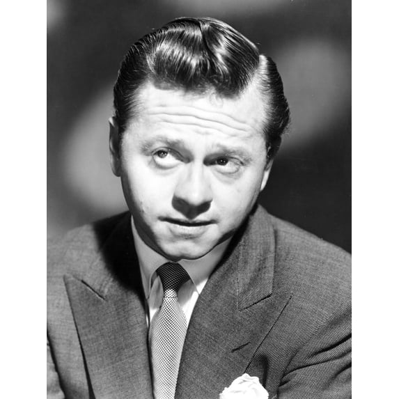 A Portrait Of Mickey Rooney Photo Print (24 x 30)