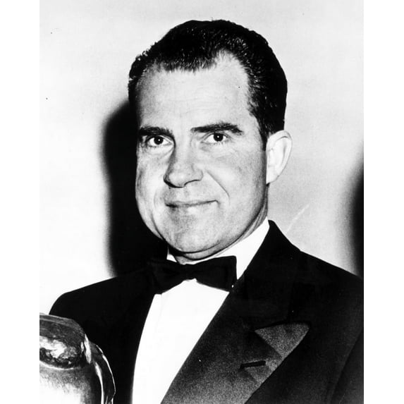A Portrait Of Richard Nixon Photo Print (8 x 10)