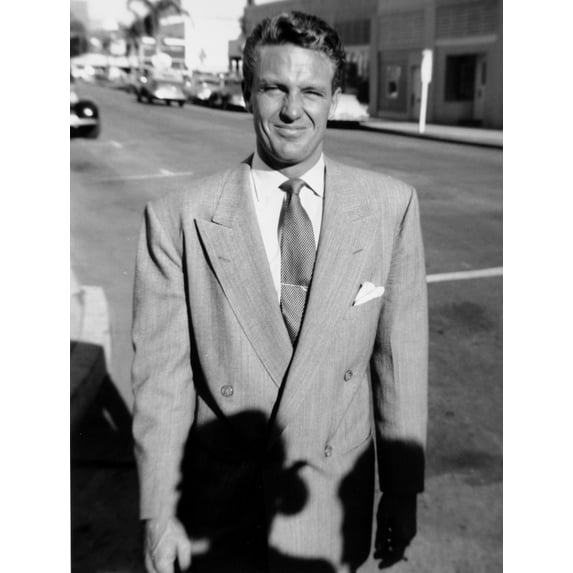 A Portrait Of Robert Stack Photo Print (24 x 30)