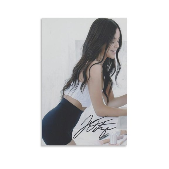 A Poster Signed by Jenna Ortega (7) Wall Art Poster Gifts Bedroom Prints Home Decor Hanging Picture Canvas Painting Posters 12x18inch(30x45cm)
