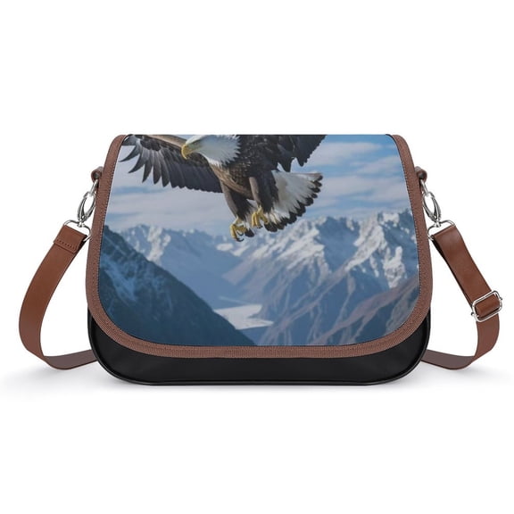 A Powerful Eagle (7) Vintage Crossbody Bag for Women Medium Leather Hobo Bags Shoulder Bag Classic City Leather Satchels