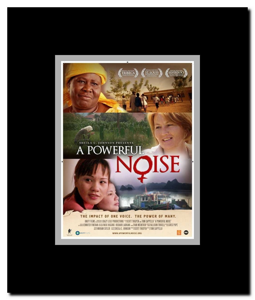 A Powerful Noise Framed Movie Poster
