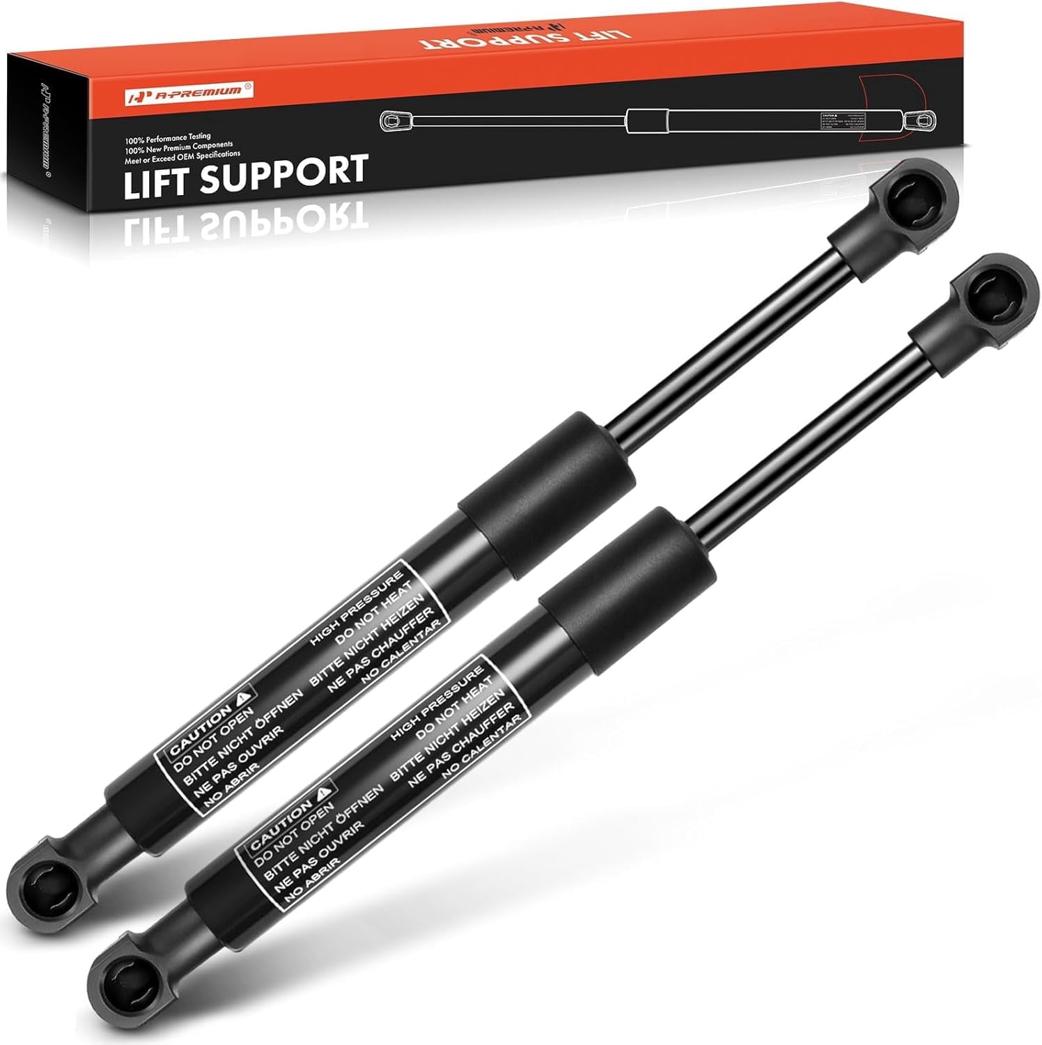 A-Preimum Hood Lift Supports Shock Struts Replacement for BMW E83 X3 2004-2010 2-PC Set