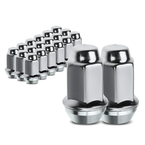 A-Premium 1/2-20 Inch Wheel Lug Nuts Compatible with Ford Explorer Flex Taurus Ranger Dodge Challenger Charger Mazda Lincoln Front and Rear 20-PC Set