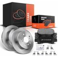 thumbnail image 1 of A-Premium 10.59 inch (269mm) Rear Drilled and Slotted Disc Brake Rotors + Ceramic Pads Kit Compatible with Select Toyota Models - Avalon 2005-2007, Camry 2002-2006, Solara 2004-2008, 6-PC Set, 1 of 9