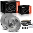 thumbnail image 1 of A-Premium 10.89 inch (276.6mm) Front Vented Disc Brake Rotors and Ceramic Pads Kit Compatible with Select Nissan, Mercury Models - Quest 1993-2002, Villager 1993-2002, 6-PC Set, 1 of 8