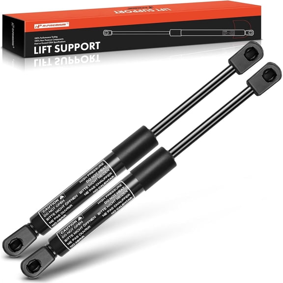 A-Premium 10 inch Gas Struts 25 Lb/110 N Lift Supports 10.14" Spring Compatible with Camper Shell Shocks RV Storage Bed Tonneau Cover Storage Toolbox Cabinets Floor Hatch Window Basement Door 2-PC
