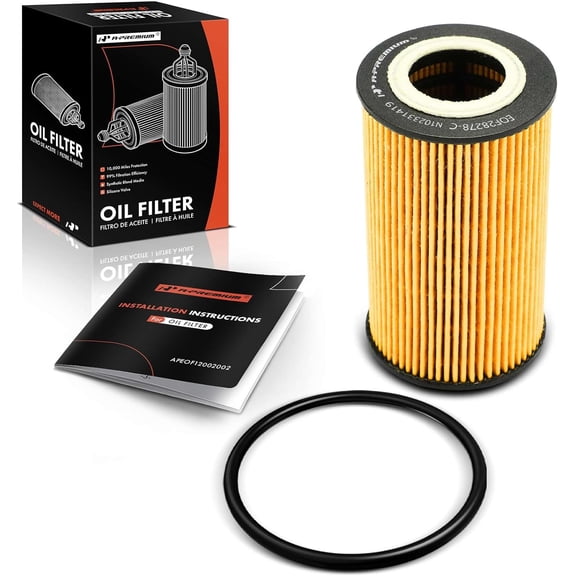 A-Premium 10K Miles Protection Oil Filter Compatible with Porsche Cayenne 2003-2006, 911 1999-2011, Boxster 1997-2009, Cayman 2006-2009, 918 Spyder 2015, Carrera GT 2004-2005, Replace# 99610722553