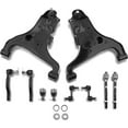 thumbnail image 1 of A-Premium 10Pcs Front Lower Control Arm and Ball Joint Assembly Sway Bar Link Tie Rod End Compatible with Nissan Titan 2004-2015 Pathfinder Armada 2004 Armada 2005-2015 Infiniti QX56 2004-2010, 1 of 8