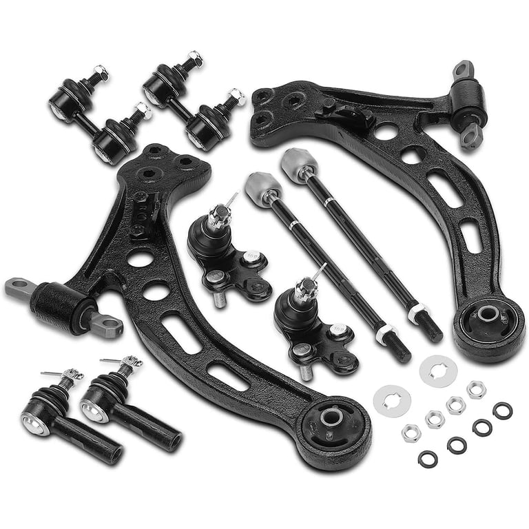 TRQ Rear Control Arm Lateral Link Sway Bar Suspension Set 8pc Compatible Camry Avalon Fits Select 1997 2001 Toyota Camry 1997 1999 Avalon TRQ Rear Control Arm Lateral Link Sway Bar Suspension Set 8pc Compatible Camry Avalon Fits Select 1997 2001 Toyota Camry 1997 1999 Avalon