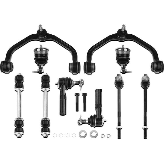 A-Premium 10Pcs Front Suspension Kit Upper Control Arm Ball Joint Tie Rod End Sway Bar Link Compatible with Ford Ranger Mazda B3000 1998-2004 B2300 2001-2003 B2500 1998-2001 B4000 1998-2003
