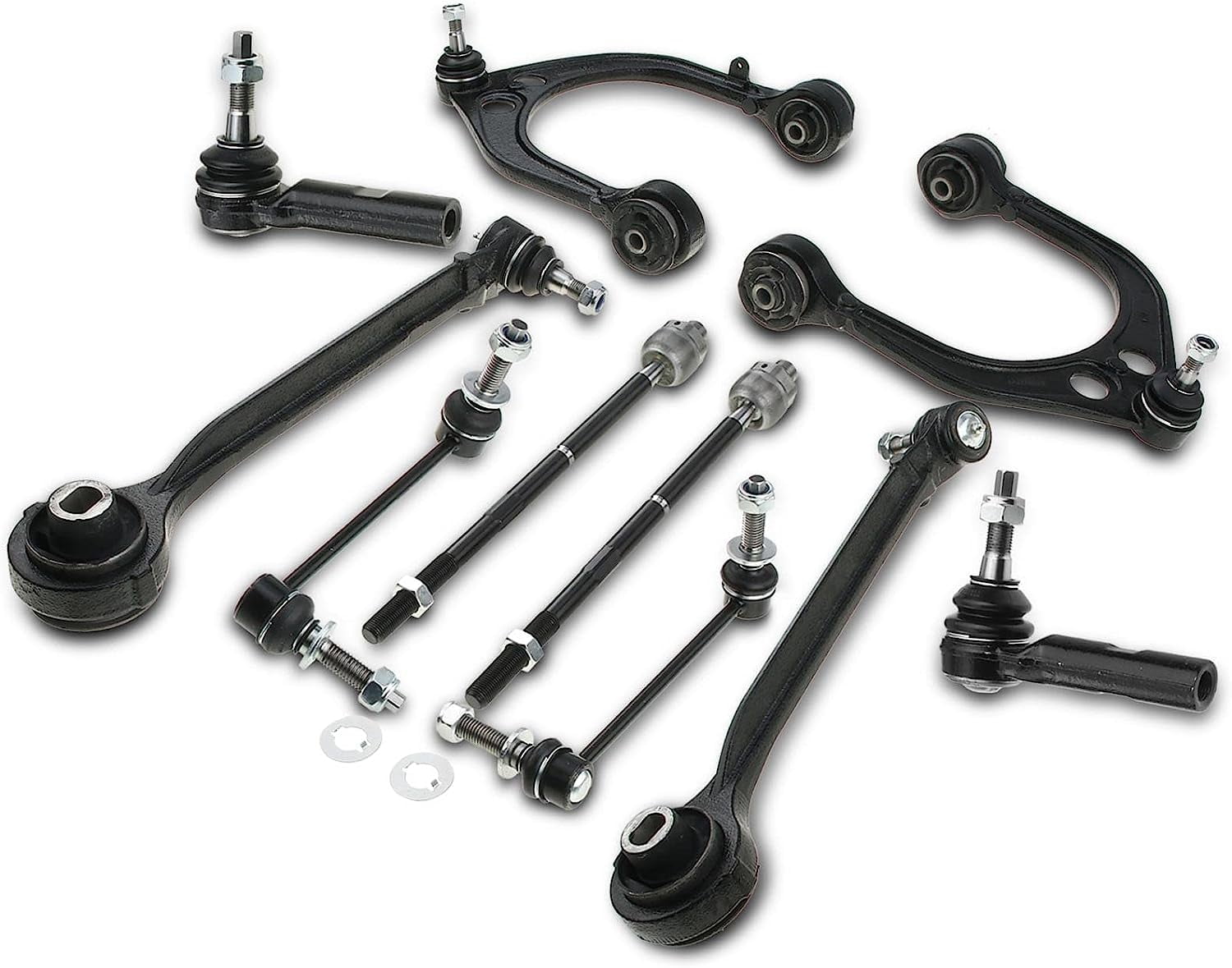 A-Premium 10Pcs Front Suspension Kit, Lower Control Arm Sway Bar Links Inner Outer Tie Rod Ends, Compatible with Chevrolet Camaro 2010 2011 2012 2013 A-Premium 10 Pcs Front Suspension Arms Kit for BMW 5 6 7 F06 F07 F10 F12 F01