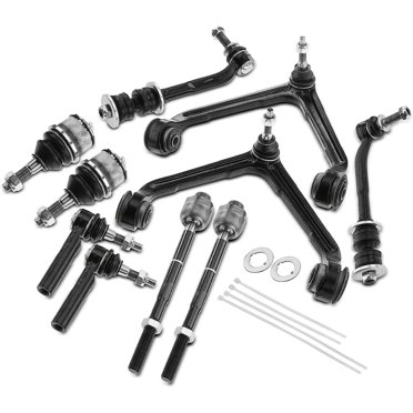 10pc Front & Rear Suspension Kit For Dodge Durango 2004-2009 – Control Arms, Sway Bar Links, Tie Rods