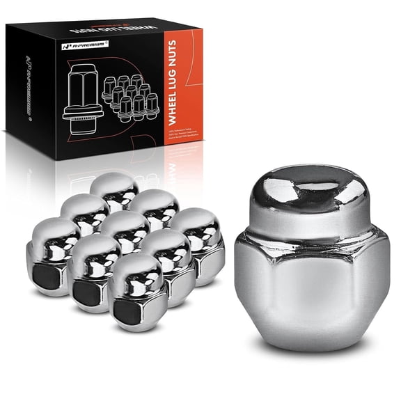 A-Premium 10Pcs M12-1.5 Wheel Lug Nut Compatible with Infiniti G20, I30, M35, Q45, QX4 & Nissan Altima, 350Z, Frontier, Maxima, Murano, Pathfinder, Rogue, Sentra, Xterra
