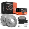 thumbnail image 1 of A-Premium 11.10 inch (282mm) Front Vented Disc Brake Rotors + Ceramic Pads Kit Compatible with Select Mazda Model - 6 2003 2004 2005, 6-PC Set, 1 of 8