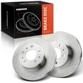 thumbnail image 1 of A-Premium 11.44 inch (290.7mm) Front Vented Disc Brake Rotors Compatible with Select Ford & Lincoln & Mercury Models - Crown Victoria 1995-1997, Town Car 1995-1997, Grand Marquis 1995-1997, 2-PC Set, 1 of 8