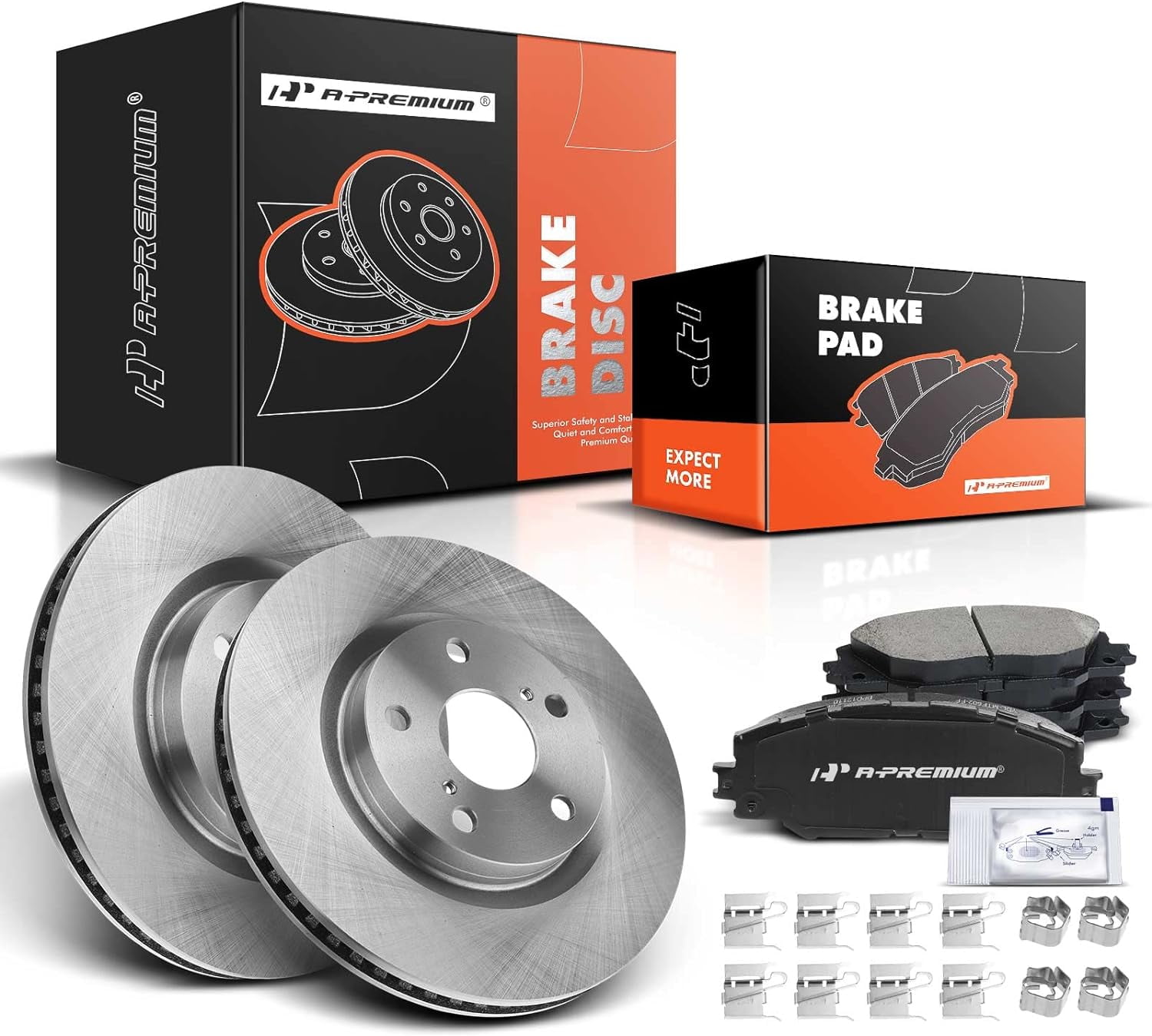 Front Drilled Slotted Disc Brake Rotors For Toyota RAV4 Avalon