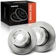 thumbnail image 1 of A-Premium 11.69 inch (297mm) Front Vented Disc Brake Rotors Compatible with Select Land Rover Models - Discovery 1999-2004, 2-PC Set, 1 of 6