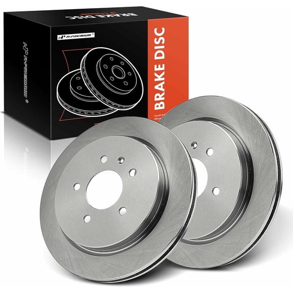 A-Premium 11.73 inch (298.10mm) Rear Vented Disc Brake Rotors Compatible with Cadillac Models - CTS 2003-2007, STS 2005-2011, Seville 2003-2004, 2-PC Set