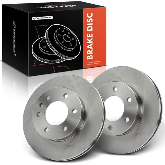 A-Premium 11.80 inch (299.6mm) Front Vented Disc Brake Rotors Compatible with Select Dodge & Mercedes-Benz & Freightliner Models - Sprinter 2500/Sprinter 3500, 2007-2021 2-PC Set