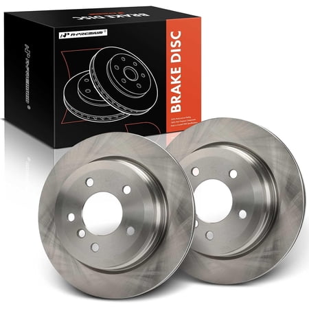 A-Premium 11.81 inch (300mm) Rear Vented Disc Brake Rotors Compatible with Select BMW Models - 325xi 2006, 328i 2007-2013, 328i xDrive 2009-2013, 328xi 2007-2008, X1 2012-2015, 2-PC Set