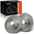 thumbnail image 1 of A-Premium 11.81 inch (300mm) Rear Vented Disc Brake Rotors Compatible with Select Subaru Models - Outback 2015-2023, Legacy 2015-2023, WRX 2016-2021, 2-PC Set, 1 of 6