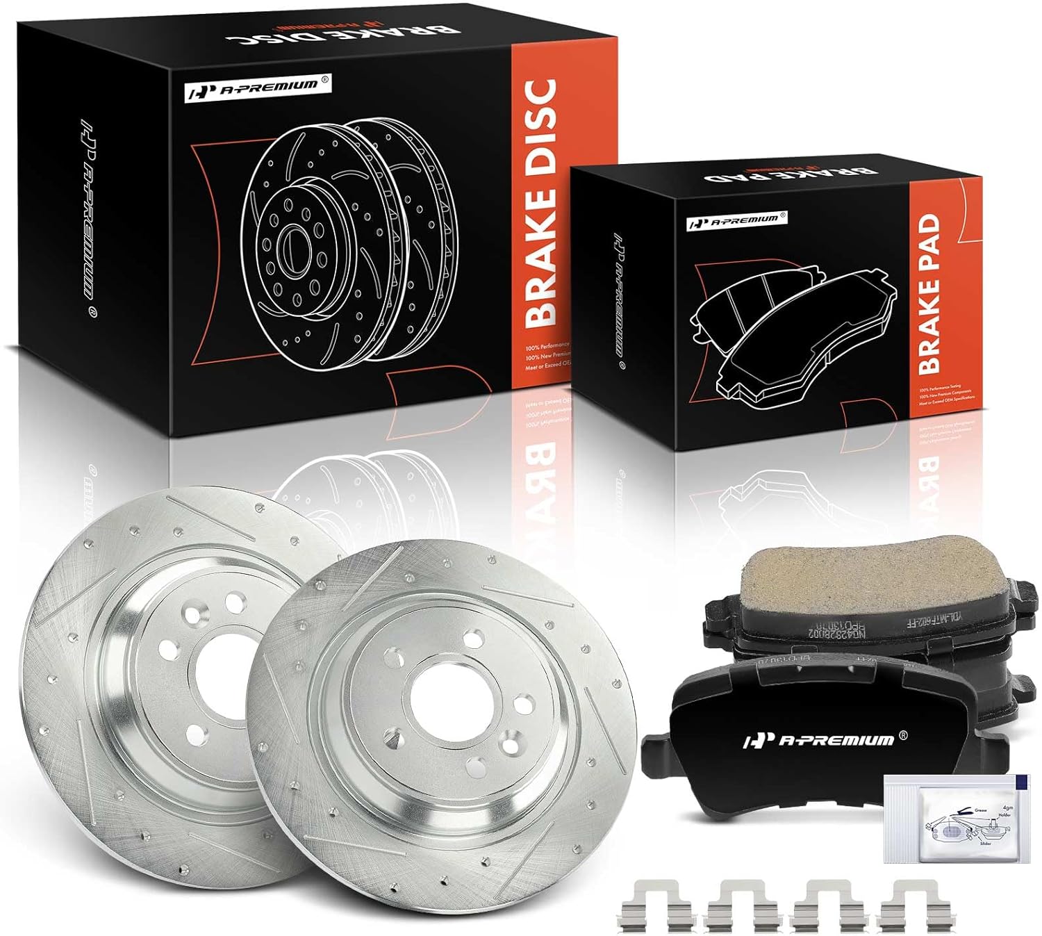 Kit Freio Volvo A-Premium - Rotores 11,87" + Pastilhas Cerâmica S60 XC70 S80