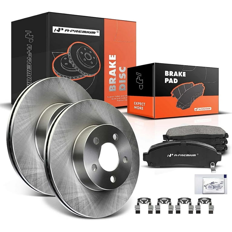 PowerSport Front & Rear Brake Kit – Drilled & Slotted Rotors With Ceramic Pads For Infiniti I30 / Nissan Maxima